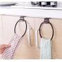 Everyfit Towel Ring, Towel Holder Towel Loop Towel Bar Bathroom Kitchen Towel Holder Hand Towel Hanger Over the Cabinet Door, Multipurpose Dishcloth Towel Hanger Rack Organizer