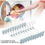 Wifehelper Coat Hanger - Multifunctional Adjustable Durable Coat Hanger with Clip for Clothes Bra Underwear 10pcs/ Set(Blue) Wifehelper Coat Hanger - Multifunctional Adjustable Durable Coat Hanger with Clip for Clothes Bra Underwear 10pcs/ Set(Blue)
