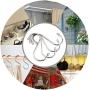 S Hooks Stainless Steel 3 Sizes( L4.3/ M3.5/S2.7inch),Large and Heavy Duty Hooks Hanger for Kitchenware Pots Pans Rack,Coffee Mugs,Spoons Utensils,Clothes,Jeans,Curtain Rods,Cups,Bags and Plants(S-S3)
