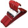 Standard Plastic Adult Hangers - 20Pk - Red