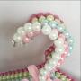 Samoda Blue Multi - 10pcs/lot 40cm Adult Plastic Hanger Pearl Hangers for Clothes Pegs Princess Clothespins Wedding Dress 10 Color