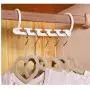 10pcs 5 Hole Magic Hanger Space Saving Hanger Plastic Cloth Hanger Hook Organizer Wardrobe Save Practical Hook Closet Organizer Tool 10pcs 5 Hole Magic Hanger Space Saving Hanger Plastic Cloth Hanger Hook Organizer Wardrobe Save Practical Hook Closet Organizer Tool