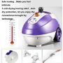 HWZXBCC 1700W，Steam Iron, Household Handheld Steam Irons, Hanging Ironing Machine, Hanging Vertical Small Electric Iron, Adjustables Ironing Machine, Used for Various Fabric Cloth, Purple