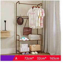 WYQSZ Coat Rack-Coat Rack Floor Bedroom Hanger Hanger Simple Clothes Rack Household Economic Hanger Rack - Coat Rack 8563 (Color : B)