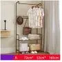 WYQSZ Coat Rack-Coat Rack Floor Bedroom Hanger Hanger Simple Clothes Rack Household Economic Hanger Rack - Coat Rack 8563 (Color : B)
