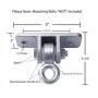 BETOOLL 2400 lb Capacity Heavy Duty Swing Hangers for Wooden Sets Playground Porch Indoor Outdoor & Hanging Snap Hooks Silver Set of 2 BETOOLL 2400 lb Capacity Heavy Duty Swing Hangers for Wooden Sets Playground Porch Indoor Outdoor & Hanging Snap Hooks Silver Set of 2