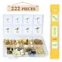 EniBon Picture Hanging Kit, 221 Pieces Picture Frame Hangers with A Magnetic Torpedo Level, Nails, Hooks, Wire and Hardware Set for Wall Hanging EniBon Picture Hanging Kit, 221 Pieces Picture Frame Hangers with A Magnetic Torpedo Level, Nails, Hooks, Wire and Hardware Set for Wall Hanging