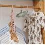 10pcs Random Color Clothes Coat Hangers 9-Hole Clothes Drying Racks Multi Funcion Plastic Scarf cabide Baby Hanger Storage Rack Hangers for Clothes
