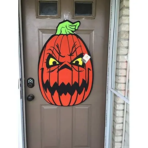 Huge Halloween angry pumpkin door hanger/decoration wall art 22 x 22 Pumpkin thanksgiving Huge Halloween angry pumpkin door hanger/decoration wall art 22 x 22 Pumpkin thanksgiving