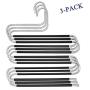 Pants Hangers Cloth Hangers S Shape Non Slip Space Saving Hangers for Pants, Tie, Belt, Scarf, Legging Pants Hangers Cloth Hangers S Shape Non Slip Space Saving Hangers for Pants, Tie, Belt, Scarf, Legging