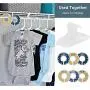 30 Pack Children Hangers with 6 Pcs Baby Closet Dividers, Heavy Duty White Plastic Hangers Set for Kids and Baby Clothes 30 Pack Children Hangers with 6 Pcs Baby Closet Dividers, Heavy Duty White Plastic Hangers Set for Kids and Baby Clothes