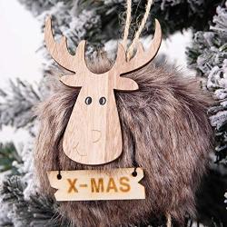 Christmas Wooden Hanging Ornaments Pendant Home Decors Suitable for Hangers, Tags, Card Making, Embellishments, Scrap Booking, Decoupage, Sign Making, Plaques and Many Other Art and Craft Projects