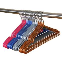 Hicrifth Household Adult Anti-Skid Plastic Hangers Moisture-Proof Mildew Drying Racks Wet and Dry Clothes Support