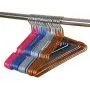 Hicrifth Household Adult Anti-Skid Plastic Hangers Moisture-Proof Mildew Drying Racks Wet and Dry Clothes Support