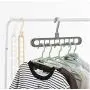 Multi-Function Folding 10pcs Random Color Magic Hanger Nine-Hole Rotating Magic Clothes Hanger Wardrobe Drying Clothes Home Bedroom Storage Holder Multi-Function Folding 10pcs Random Color Magic Hanger Nine-Hole Rotating Magic Clothes Hanger Wardrobe Drying Clothes Home Bedroom Storage Holder
