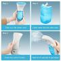 Travel Steamer for Clothes, 120V Handheld Garment Steamer, Powerful 25s Fast Heat-up, 360°Leak-Proof No Spitting, 12Mins Continuous Steam, Auto-Off, Fabric Wrinkles Remover for Home Hotel Travel