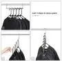 MoonFly Space Saving Magic Clothes Hangers, Wardrobe Hanger Organizer, Multifunctional Cascading Clothing Organizers with Sturdy Metal for Closet, Cabinet, Armoire (8 Pack)