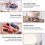 Womdee Makeup Organiser 360 Degrees Rotating Cosmetic Organizer Drawers Jewelry Storage Boxes Crystal Acrylic Perfume Display Stand for Dresser Bedroom Bathroom