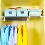 Baoyouni Expandable Closet Shelf Rod Clothes Hanger Rail Metal Wardrobe Storage Rack Heavy Duty Organization Systems Space Saver for Bedroom, Kitchen, Bathroom, Cupboard, 25.59-43.31 Inches Baoyouni Expandable Closet Shelf Rod Clothes Hanger Rail Metal Wardrobe Storage Rack Heavy Duty Organization Systems Space Saver for Bedroom, Kitchen, Bathroom, Cupboard, 25.59-43.31 Inches
