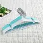 Clothes Racks Hanger Stainless Steel Non-Slip Markless Clothes Hanger, 30 Pcs, Standard Hangers (Color : White, Size : 40cm)