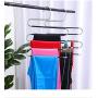 PENGKE 3 Pack Pants Hangers S Shape Stainless Steel Clothes Hangers Space Saving Hangers for Clothes