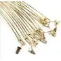 Fashion Metal Bra Clothes Hanger Hook Underwear Lingerie Panties Drying Rack with Clothespins Clip 10pcs Random Color