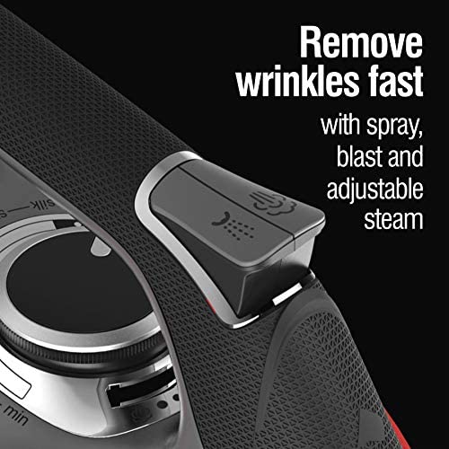 CHI Steam Iron for Clothes with Titanium Infused Ceramic Soleplate, 1700 Watts, XL 10’ Cord, 3-Way Auto Shutoff, 300+ Holes, Professional Grade, Silver (13101)