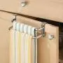 iDesign Axis Over-the-Cabinet Kitchen Dish Towel Bar Rack - 9&quot, Chrome