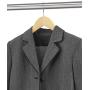 Whitmor Natural Grade Wood Suit Hangers, Set of 36