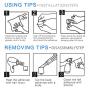 Gelme Nutri Adhesive Hooks Stainless Steel Stick On Hooks Waterproof Hangers Heavy Duty Wall Hooks for Kitchen, Bedroom, Bathroom, Home. Anti Skid Hooks Hanging Towel, Robe, Coat, Key, Bag.(2 Pack)