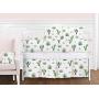 Sweet Jojo Designs Pink and Green Boho Watercolor Girl Baby Nursery or Kids Room Small Fabric Toy Bin Storage Boxes Chest for Cactus Floral Collection