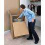 Bankers Boxes SmoothMove Wardrobe Moving Boxes, Tall, 24 x 40 Inches, 3 Pack (7711001)