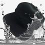 JIDSFIE Hat with Screen Fashion Cap USB DC 5V LED Cool Hat with Screen Light Waterproof Smartphone Wireless Controlled (Black)