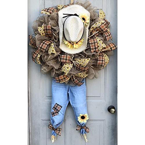Fall Scarecrow Wreath Fall Thanksgiving Decor Thanksgiving Door Hanger Door Wall Decor Burlap Bowtique Fall Scarecrow Wreath Fall Thanksgiving Decor Thanksgiving Door Hanger Door Wall Decor Burlap Bowtique