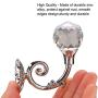 uxcell Curtain Tieback Hook Zinc Alloy Vintage Tassel Curtain Drapery Holders Window Holdback Wall Hook Clothes Hanger Silver Tone