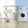 Finnhomy Oversize Folding Clothes Drying Rack Clothes Dryer for Laundry and Home Rust-Resistant, 45.5 Inch