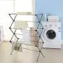 Finnhomy Oversize Folding Clothes Drying Rack Clothes Dryer for Laundry and Home Rust-Resistant, 45.5 Inch