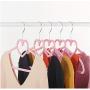 10pcs Clothes Hanger Durable ABS Heart Pattern Coat Hanger for Adult Children Clothing Hanging Supplies (Pink) 10pcs Clothes Hanger Durable ABS Heart Pattern Coat Hanger for Adult Children Clothing Hanging Supplies (Pink)