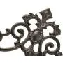 Sungmor Cast Iron Rustic Coat Hook Hanger with 5 Hooks - Practical Iron Storage Organizer/Wall Hooks Hanging Rack - Pretty Pattern Charming Wall Decor for Keys Clothes Hats