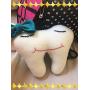 Tooth Fairy Pillow and Tooth Fairy Door Hanger Felt or So Soft Fleece Plush with tooth/money pocket