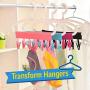 Ovanpa 2019 Travel Clothespins Hanger (Black)