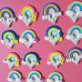 TOPBATHY 10pcs Cute Clouds Star Rainbow Wall-Mounted Hanger/Wall Clothes Towels Hooks,for Keys, Coats,Robe,Bags(Random Pattern)