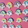 TOPBATHY 10pcs Cute Clouds Star Rainbow Wall-Mounted Hanger/Wall Clothes Towels Hooks,for Keys, Coats,Robe,Bags(Random Pattern)