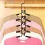 ZJW Multi Layer Hangers, Multi Function Hangers for Wardrobes Space Saving All Kinds of Clothes