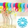 Kiminana Hanger Buckles,Home Laundry Drying Windproof Buckle Cleaning Supplies Hanger Clip Buckle Plastic