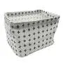 4 Pack Rectangular Fabric Collapsible Storage Bins Basket,Organizer Bin Boxes with Carry Handles for Linens, Towels, Toys, Clothes, Kids Room, Nursery,Office,Size:8.3 L x 6.3 W x 5.1H 4 Pack Rectangular Fabric Collapsible Storage Bins Basket,Organizer Bin Boxes with Carry Handles for Linens, Towels, Toys, Clothes, Kids Room, Nursery,Office,Size:8.3 L x 6.3 W x 5.1H