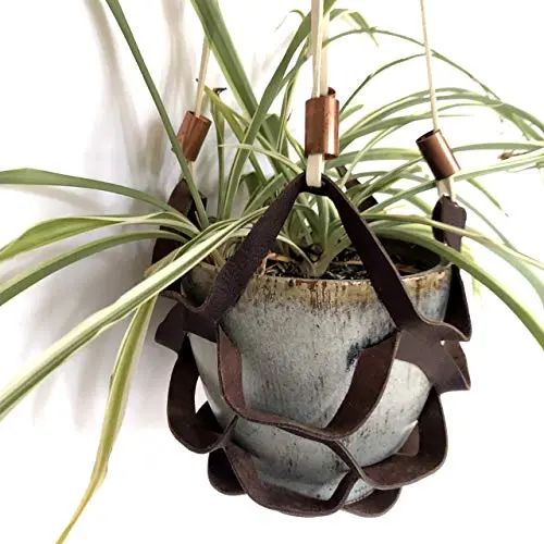 Leather Plant Hanger Leather Plant Hanger