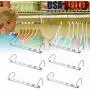 jskjlkl2019 Portable Clothes Hangers Organizer Multi Function Metal Space Saving Closet Magic Hanger Rack(Pack of 2)