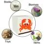 PICCOCASA Foldable Toy Storage Bins Square Cartoon Animal Storage Boxes Eco-Friendly Fabric Storage Cubes Organizer for Bedroom Playroom No Lid Red Crab Pattern 13 PICCOCASA Foldable Toy Storage Bins Square Cartoon Animal Storage Boxes Eco-Friendly Fabric Storage Cubes Organizer for Bedroom Playroom No Lid Red Crab Pattern 13
