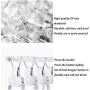 Ice-Beauty-ukzy Foldable Clothes Hangers with Hooks,8 in 1 Magic Clothes Hanger Plastic Wardrobe Organizer Rack Multifunctional Space Saving Closet Organizer Green2 Packs